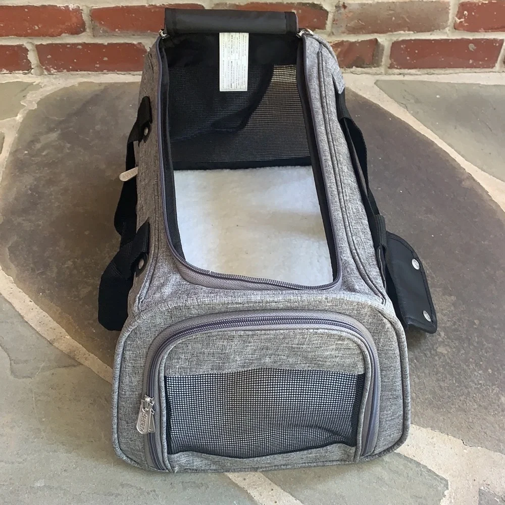 Sherpa Element Gray Dog Carrier